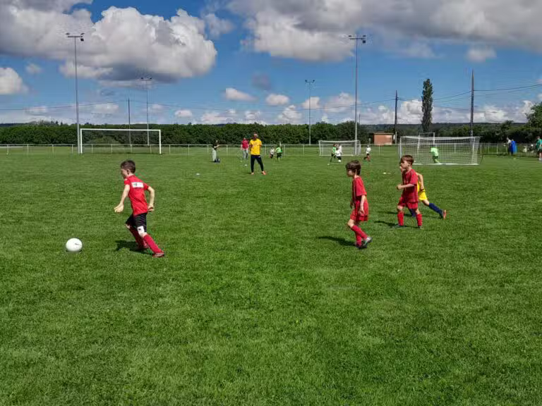 plateau U7 à Ney. Équipes présentes : Champagnole, Crotenay, Ney et Plateau 39