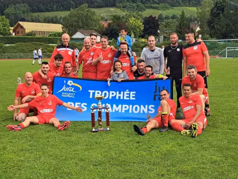 FC Plateau 39 champions au trophée des champions Juin 2024