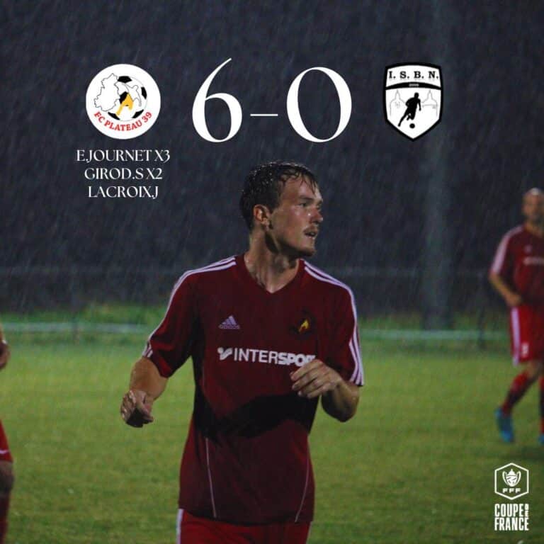 victoire 6-0 contre l'IS Bresse Nord
