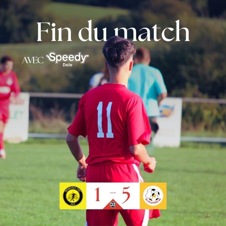Victoire sans appel du FC Plateau 39 contre Grandvaux B : 4-1