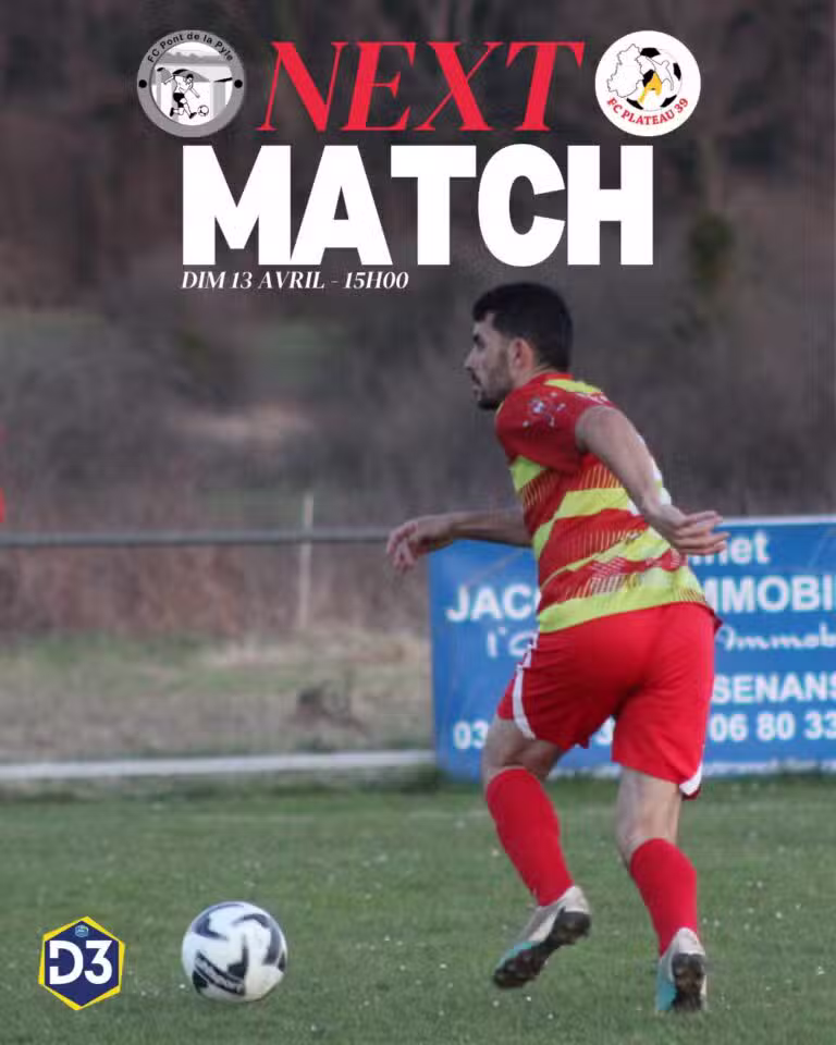 Déplacement décisif pour notre équipe fanion
