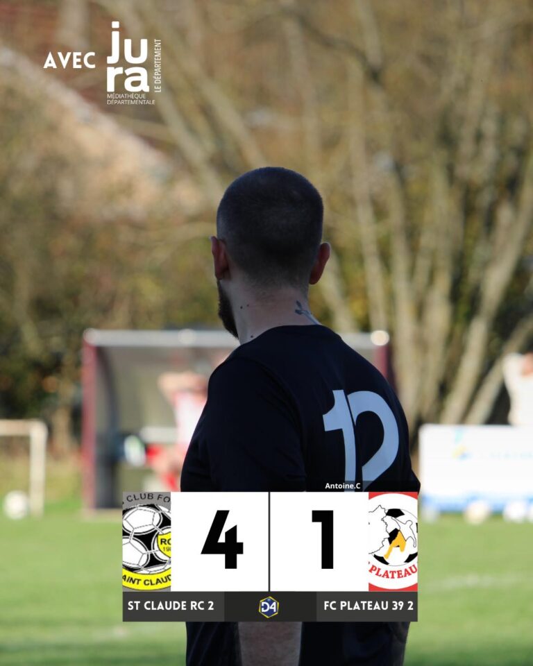 Saint-Claude RC 2 - fc plateau 2