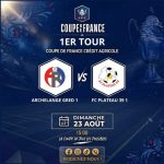 Match de Coupe de France entre Archelange GRED 1 et FC Plateau 39