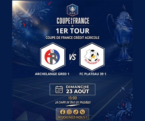 Coupe de France : FC Plateau 39 défie Archelange GRED