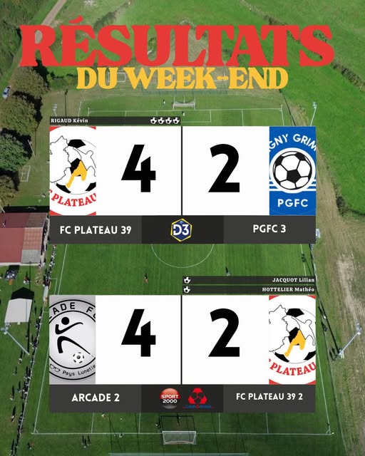 Joueurs du FC Plateau 39 en action lors d'un match de championnat