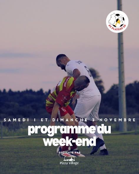 Joueurs du FC Plateau 39 lors d'un match de championnat