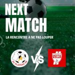 Affiche du match FC Plateau 39 contre USCCA B, samedi 2 mai à 19h à domicile