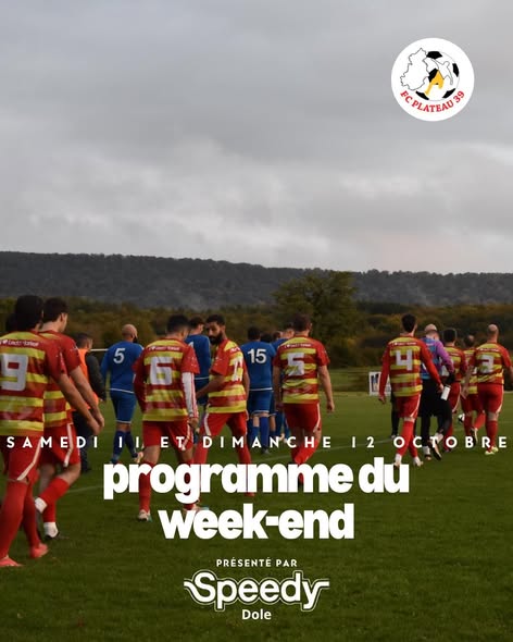 Joueurs du FC Plateau 39 lors d'un match de championnat