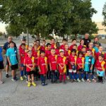Jeunes joueurs de l'École de Foot du FC Plateau 39 lors de la rentrée sur le terrain de La Marre (photo 1/5)
