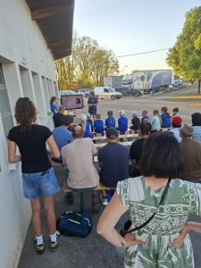 Jeunes joueurs de l'École de Foot du FC Plateau 39 lors de la rentrée sur le terrain de La Marre (photo 2/5)