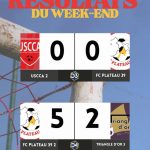 Joueurs du FC Plateau 39 en match sur le terrain lors d'une rencontre du week-end