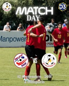 Joueurs du FC Plateau 39 sur le terrain lors d'un match de championnat (photo 1/2)