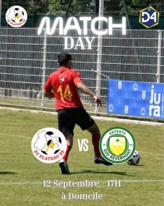 Joueurs du FC Plateau 39 sur le terrain lors d'un match de championnat (photo 2/2)