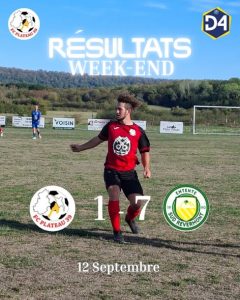 Joueurs seniors du FC Plateau 39 lors d'un match de championnat (photo 2/2)