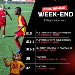 Jeunes joueurs du FC Plateau 39 lors d'un match de championnat