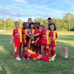 Jeunes joueurs U11 du FC Plateau 39 lors du tournoi de Marcornay (photo 1/5)